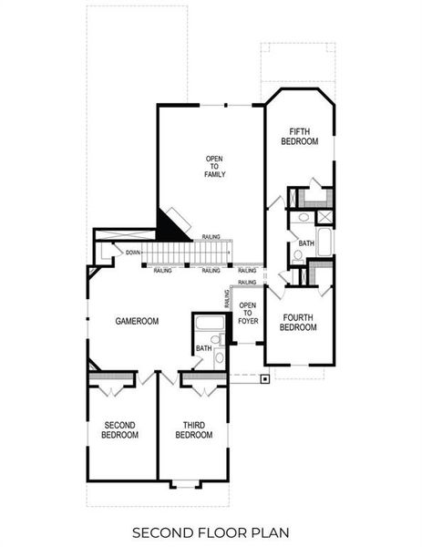 Game) Second Floor Plan