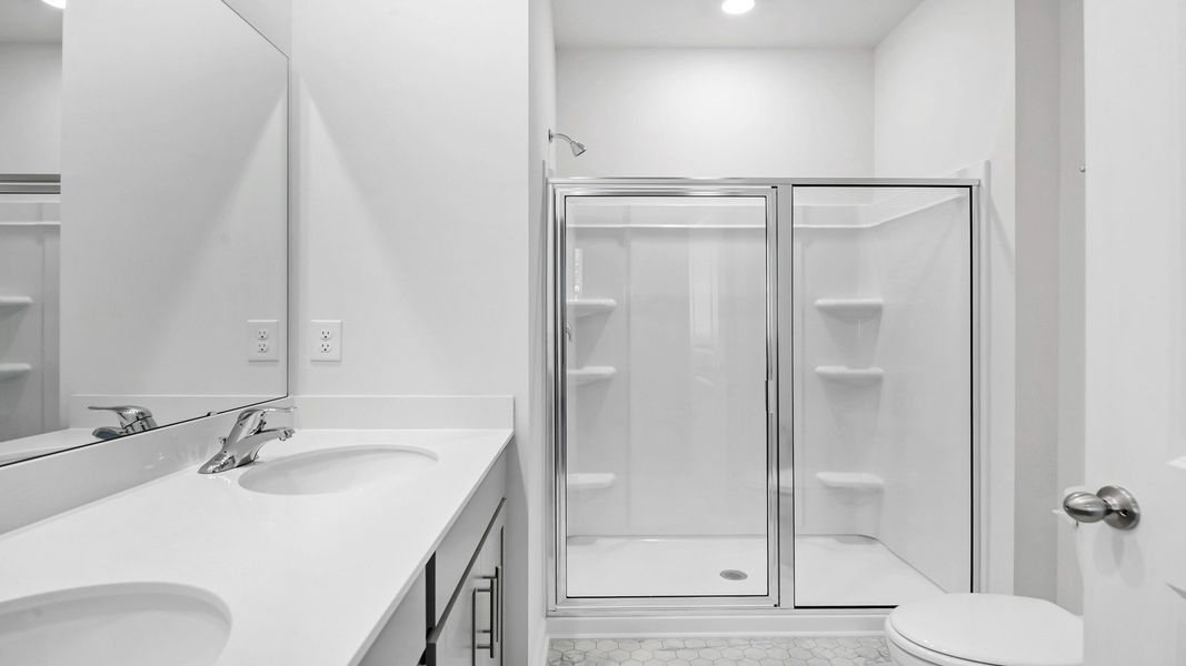 Representative furnished interior of a home built from the CAMERON by D.R. Horton in Hunter's Branch, Hopkins (Image 9).