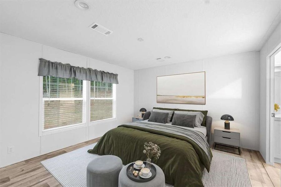 Furnished interior view inside a new home in , Eatonton (Image 9).