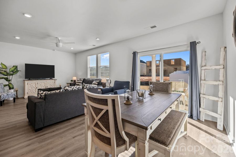 Furnished interior view inside a new home in Sheffield, Indian Trail (Image 10).