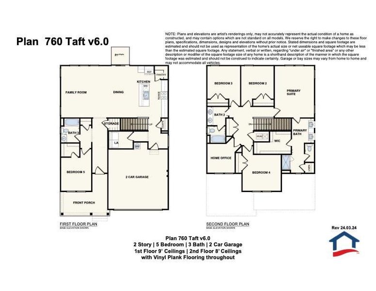 2D floor plan layout of this home in , Denver, NC (Image 6).