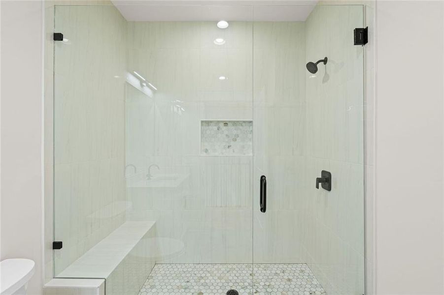 Furnished interior view inside a new home in , Dawsonville (Image 44).