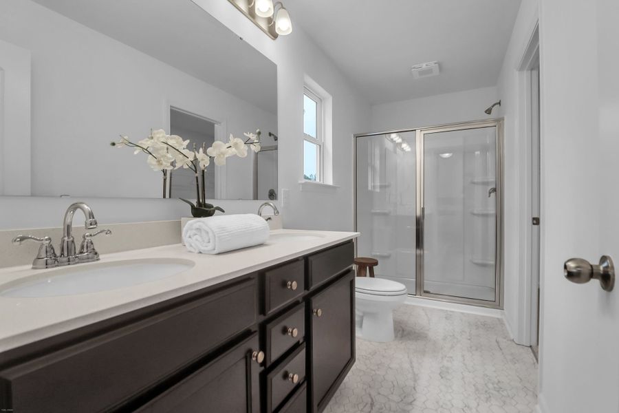 Furnished interior view inside a new home in Homecoming, Ravenel (Image 15).