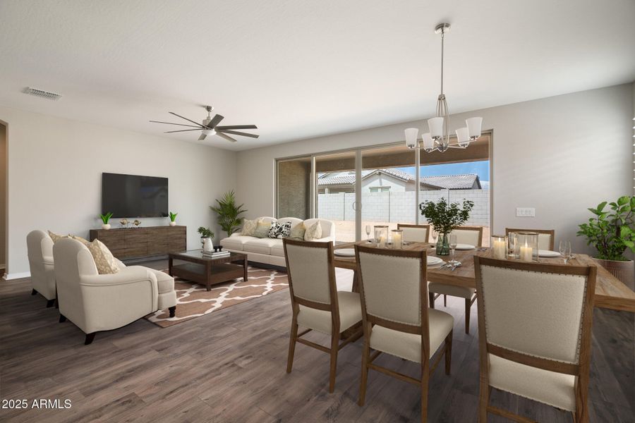 5) DINING TO GREAT ROOM