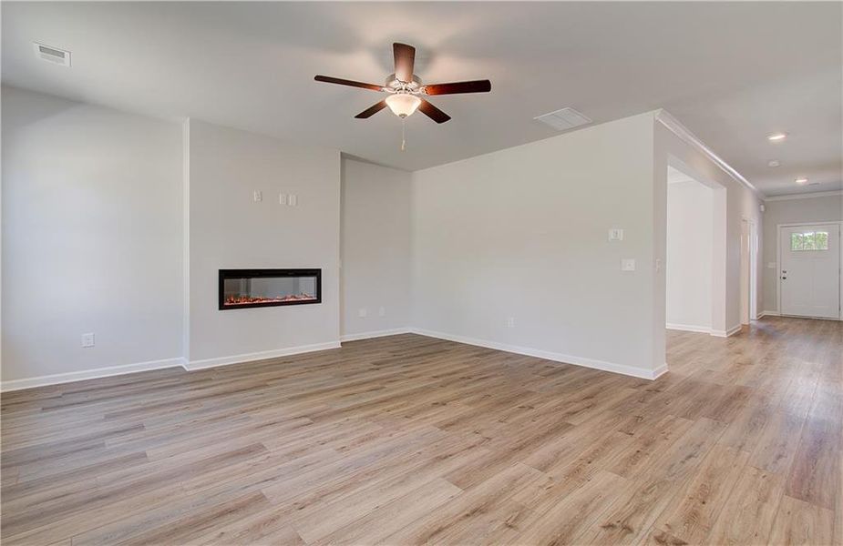 Spacious, unfurnished interior of a new home in Bowers Farm, McDonough (Image 22). Spacious, unfurnished interior of a new home in Bowers Farm, McDonough (Image 22).