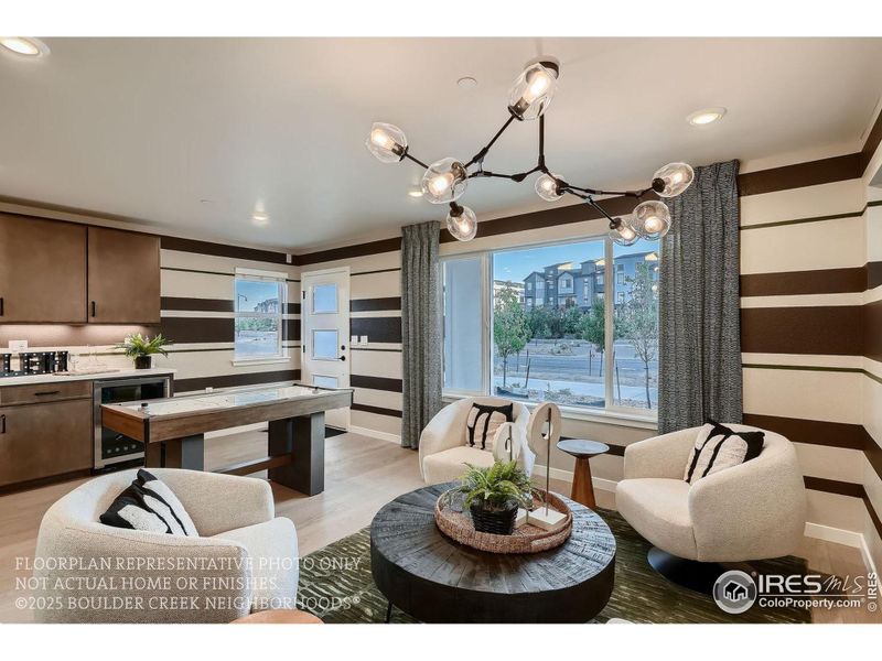 Furnished interior view inside a new home in Baseline, Broomfield (Image 8). Furnished interior view inside a new home in Baseline, Broomfield (Image 8).