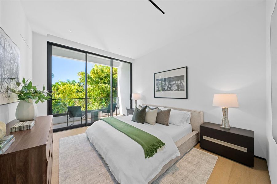 Furnished interior view inside a new home in , Miami Beach (Image 13).