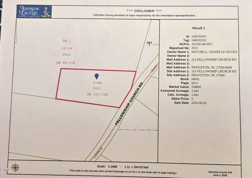 Lot 2.94 acres