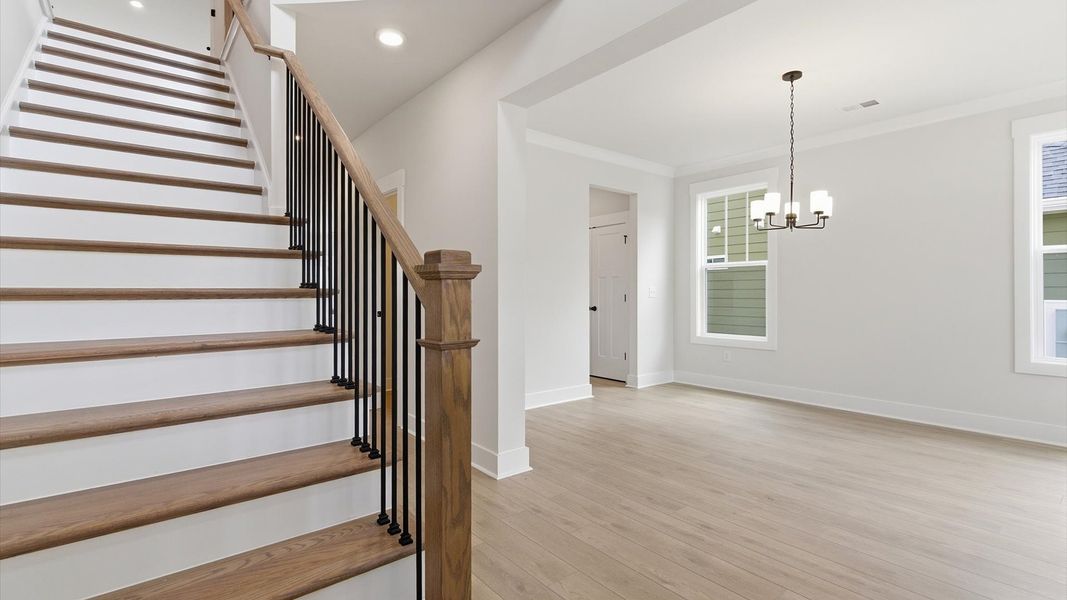 Furnished interior view inside a new home in Mulberry Estates, Simpsonville (Image 5).