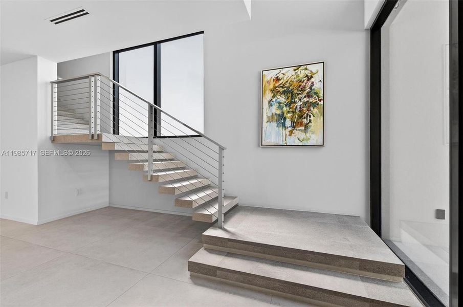 Furnished interior view inside a new home in , Miami (Image 48).