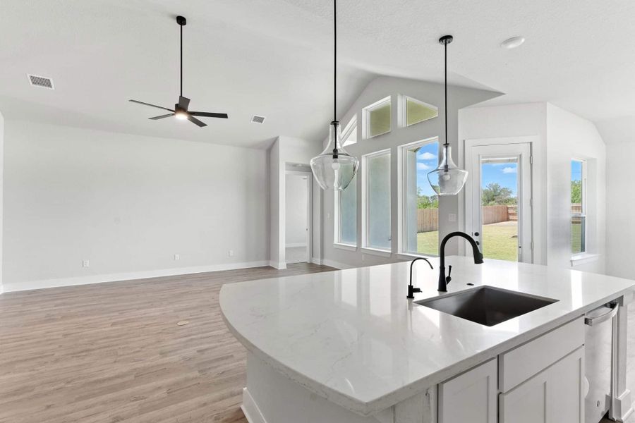 Furnished interior view inside a new home in Alsatian Oaks, Castroville (Image 13).