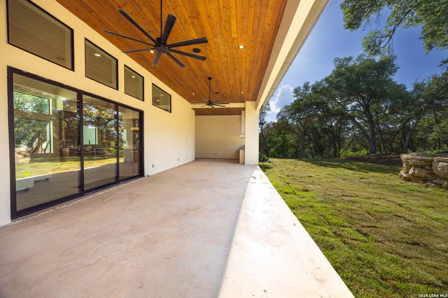 Exterior details and patio area of a home in , Boerne (Image 3).
