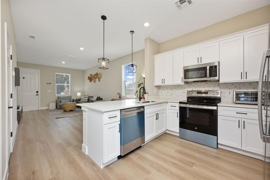 Furnished interior view inside a new home in , Orlando (Image 12). Furnished interior view inside a new home in , Orlando (Image 12).