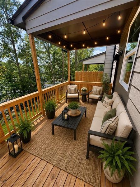 Exterior details and patio area of a home in , Cumming (Image 2). Exterior details and patio area of a home in , Cumming (Image 2).