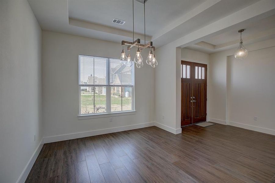 From the formal dining, you can see the open concept, and expanse of space