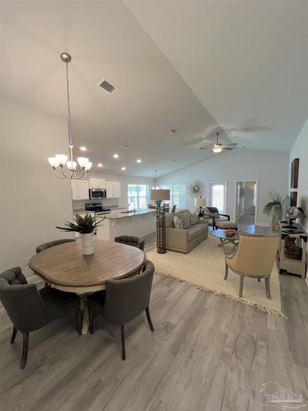 Furnished interior view inside a new home in Allison Acres, Cantonment (Image 5).