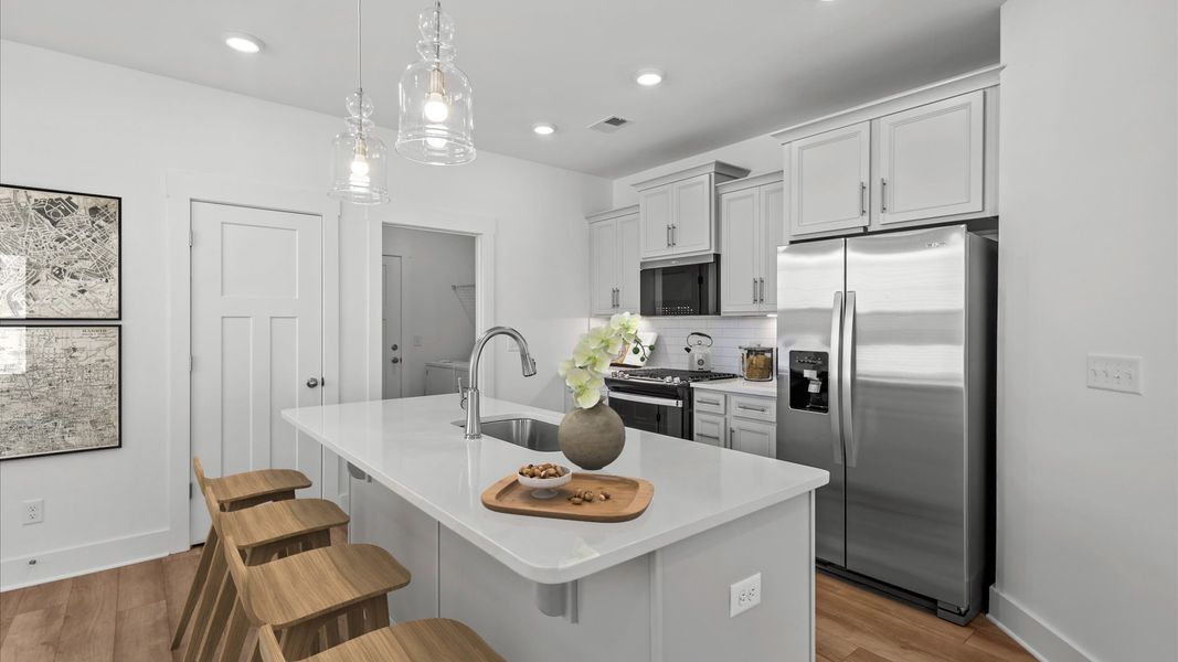 Furnished interior view inside a new home in Pleasant Falls, Moore (Image 26). Furnished interior view inside a new home in Pleasant Falls, Moore (Image 26).