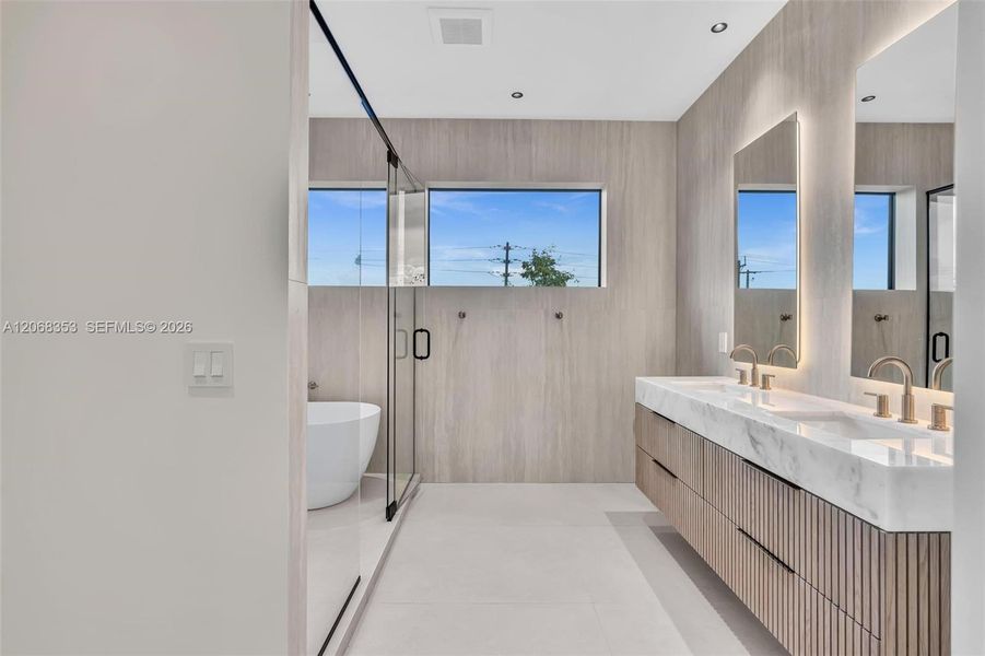 Furnished interior view inside a new home in , Miami (Image 11). Furnished interior view inside a new home in , Miami (Image 11).
