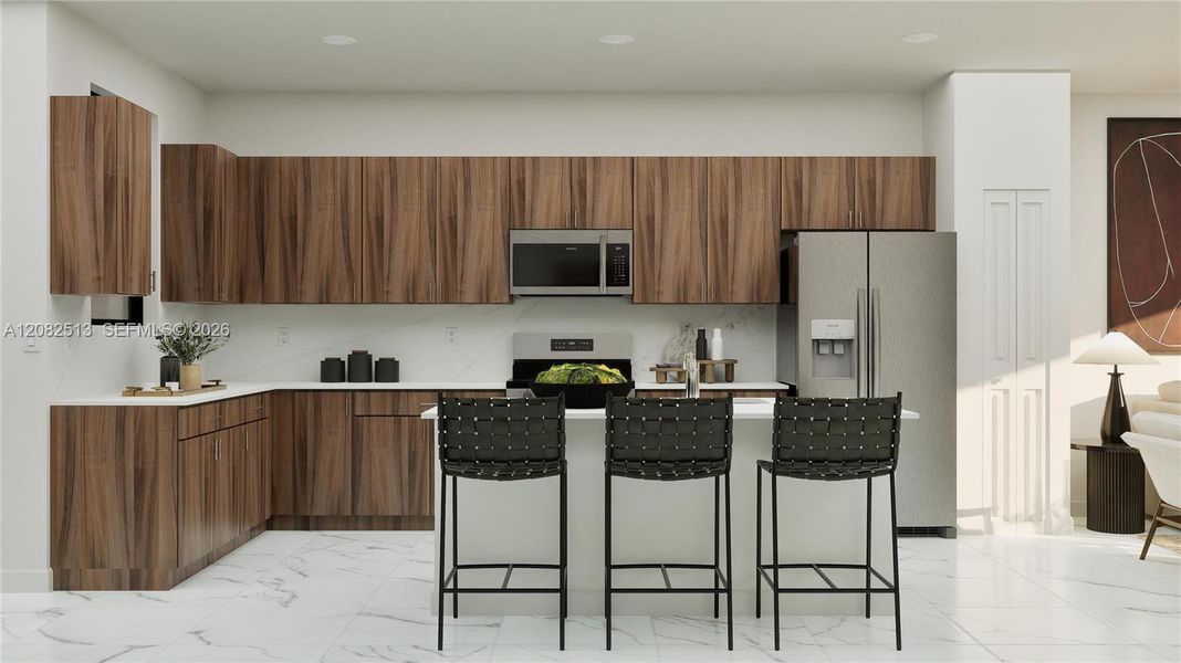 Furnished interior view inside a new home in Solterra, Sunrise (Image 7).