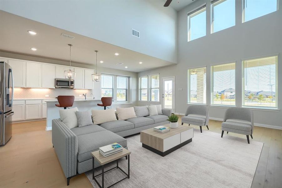 Furnished interior view inside a new home in Lilyana, Celina (Image 10).