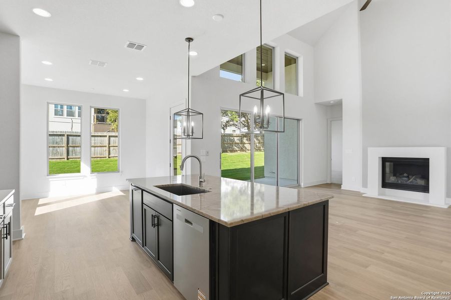 Furnished interior view inside a new home in Kinder Ranch 70's, San Antonio (Image 10).