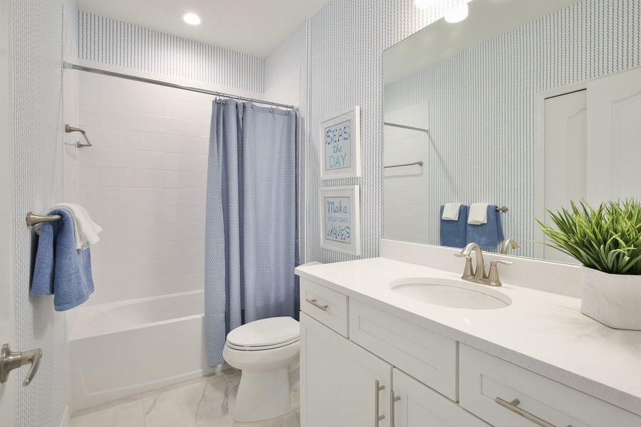 Furnished interior view inside a new home in Palm Grove, Lakewood Ranch (Image 29).