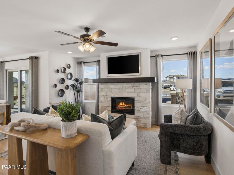 Furnished interior view inside a new home in South Ranch Southern Collection, Prescott (Image 5).
