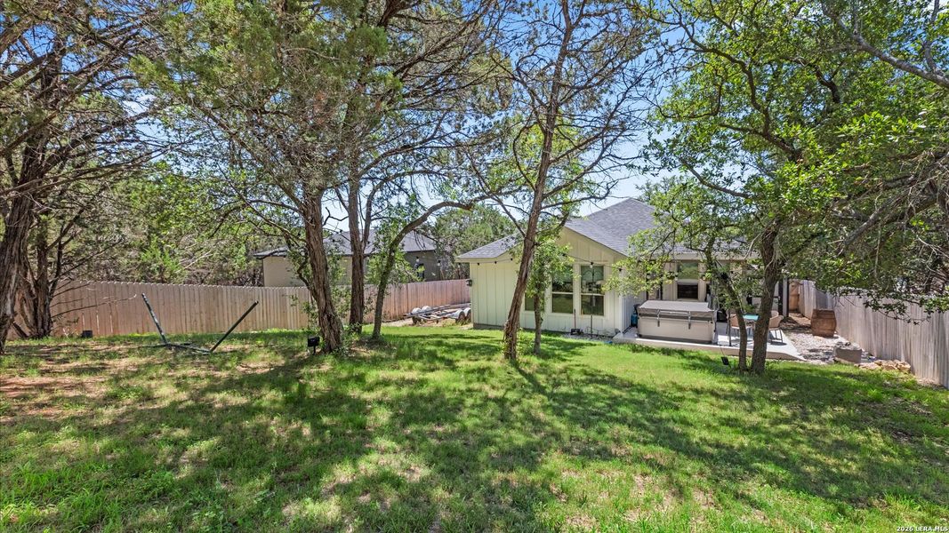 Exterior details and patio area of a home in , Canyon Lake (Image 21).
