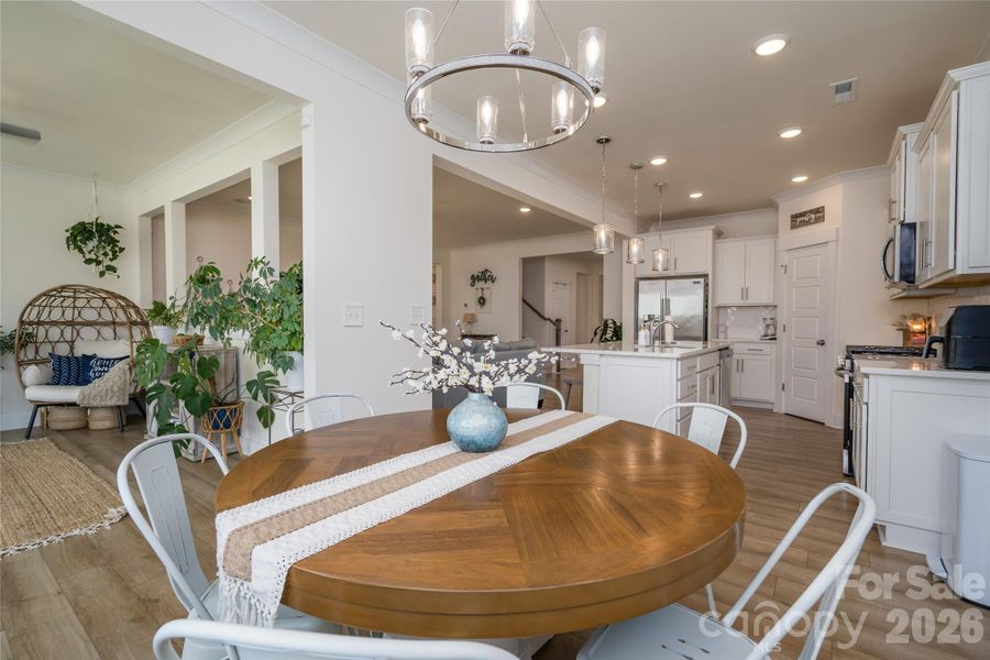 Furnished interior view inside a new home in , Sherrills Ford (Image 10).