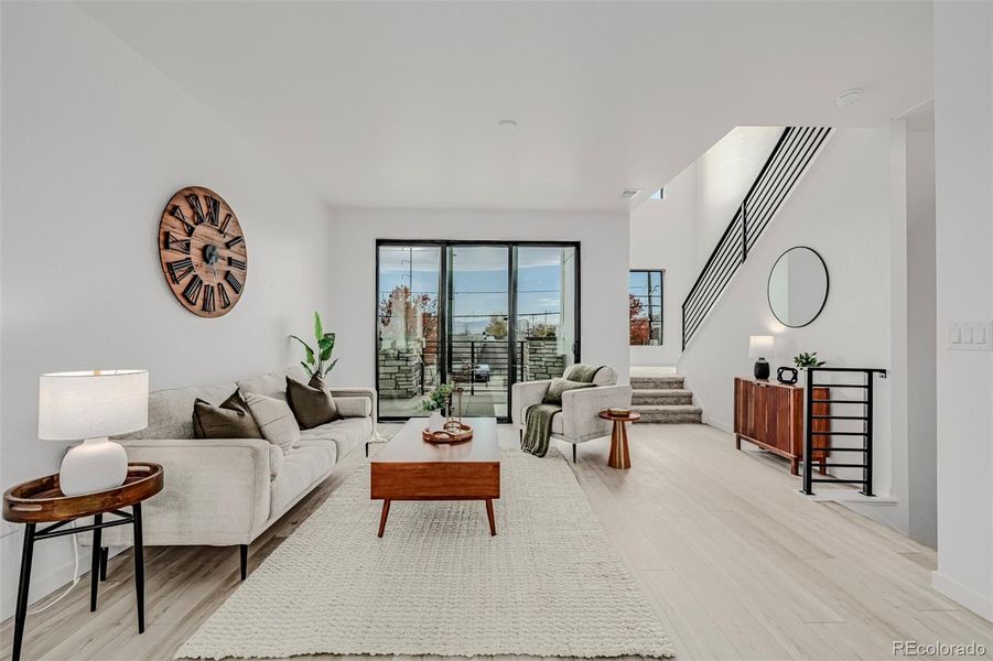 Furnished interior view inside a new home in The Hub at Virginia Village, Denver (Image 29). Furnished interior view inside a new home in The Hub at Virginia Village, Denver (Image 29).