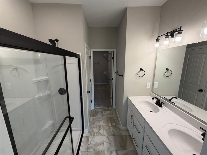 Furnished interior view inside a new home in Villas at Gold Creek, Dawsonville (Image 3).
