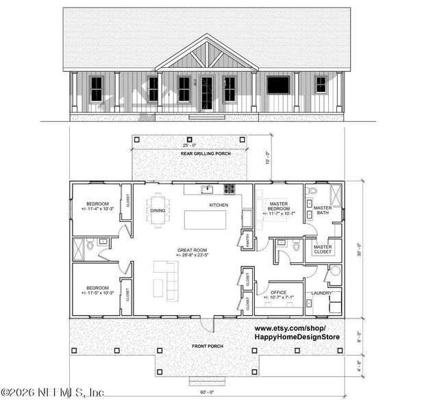 2D floor plan layout of this home in , Palatka, FL (Image 3). 2D floor plan layout of this home in , Palatka, FL (Image 3).