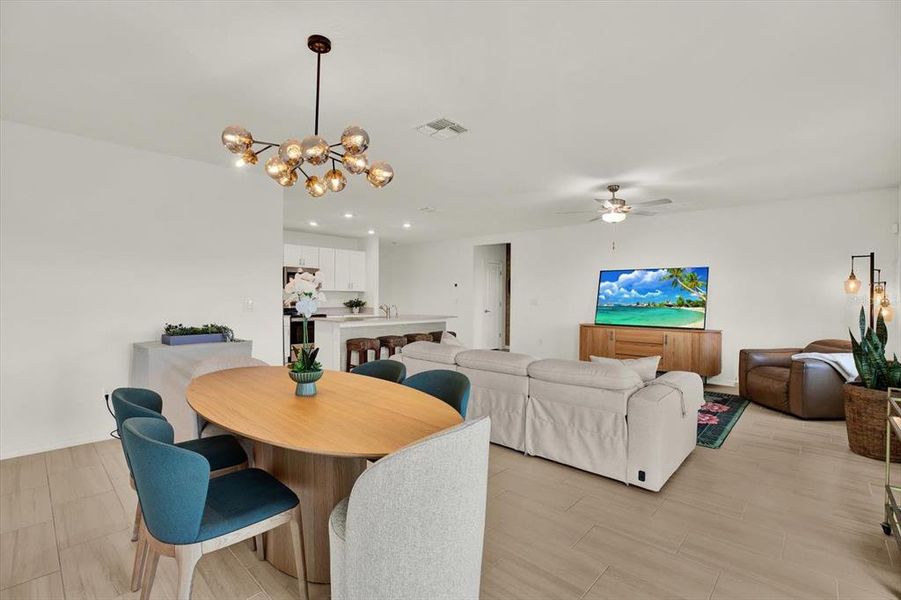 Furnished interior view inside a new home in Mirada, San Antonio (Image 21).