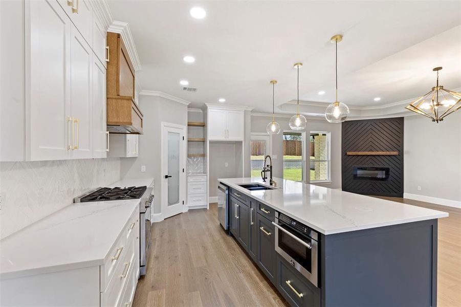 Furnished interior view inside a new home in , Arlington (Image 17).