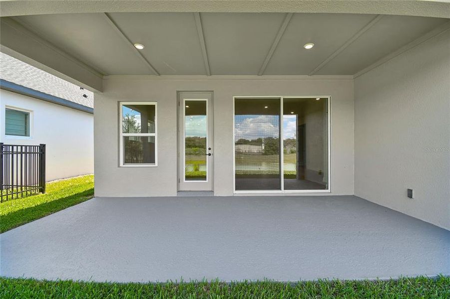 Exterior details and patio area of a home in Oakfield at Mount Dora Village Series, Mount Dora (Image 3). Exterior details and patio area of a home in Oakfield at Mount Dora Village Series, Mount Dora (Image 3).