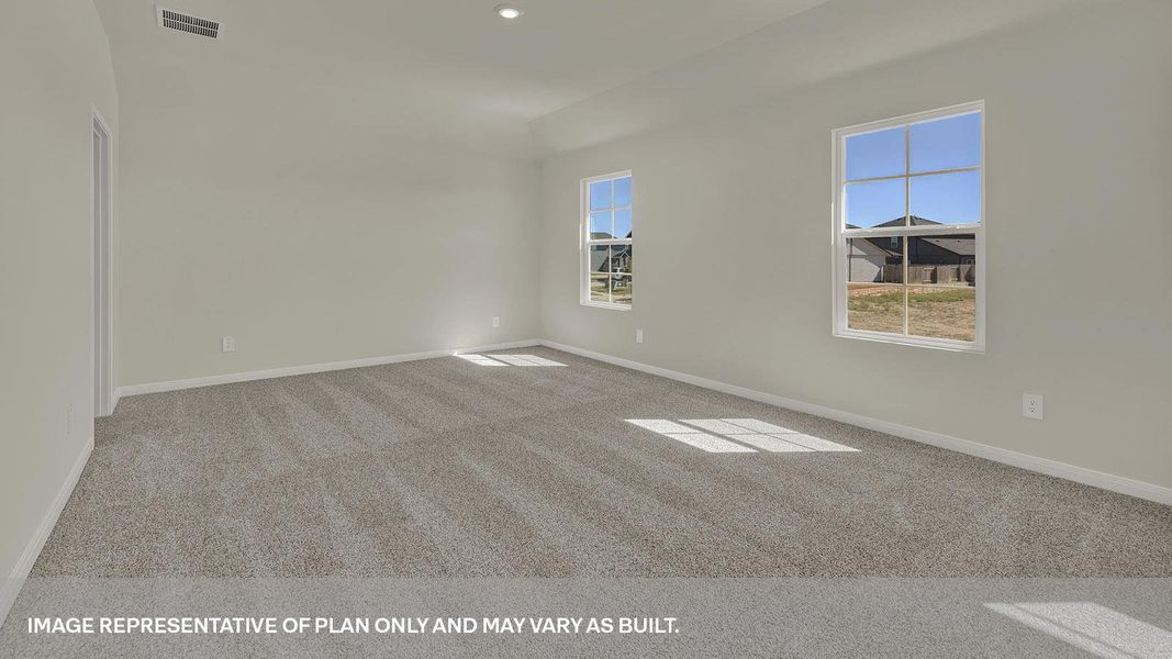 Spacious, unfurnished interior of a new home in Paramount, Kyle (Image 21).
