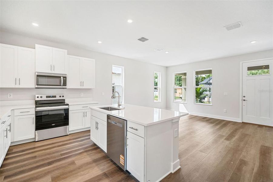 Furnished interior view inside a new home in , Tampa (Image 4). Furnished interior view inside a new home in , Tampa (Image 4).