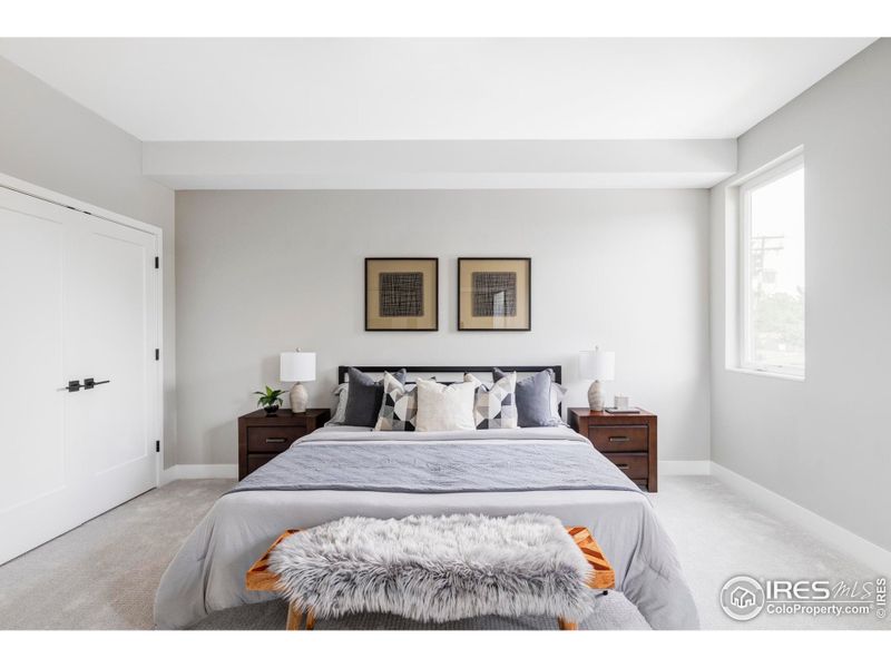 Furnished interior view inside a new home in , Denver (Image 9).