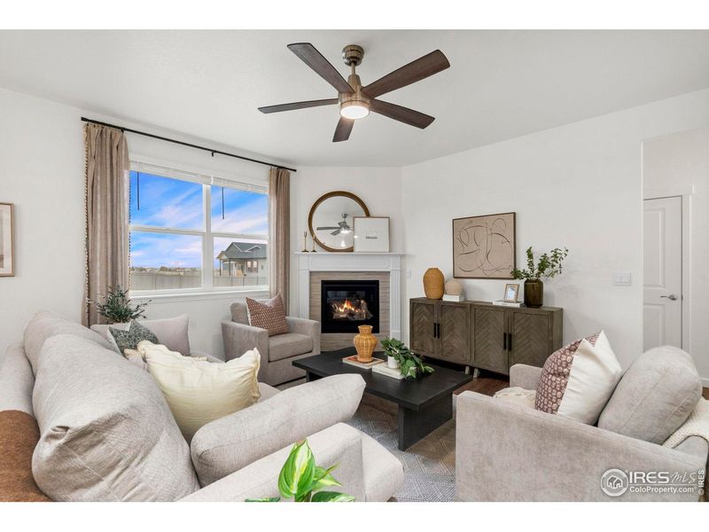 Furnished interior view inside a new home in Vantage, Berthoud (Image 13).