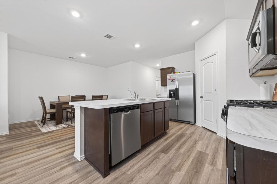 Furnished interior view inside a new home in Presswoods, Splendora (Image 8).