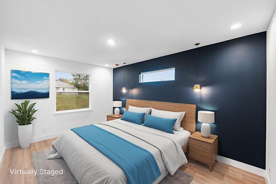 Furnished interior view inside a new home in , Palm Bay (Image 7). Furnished interior view inside a new home in , Palm Bay (Image 7).