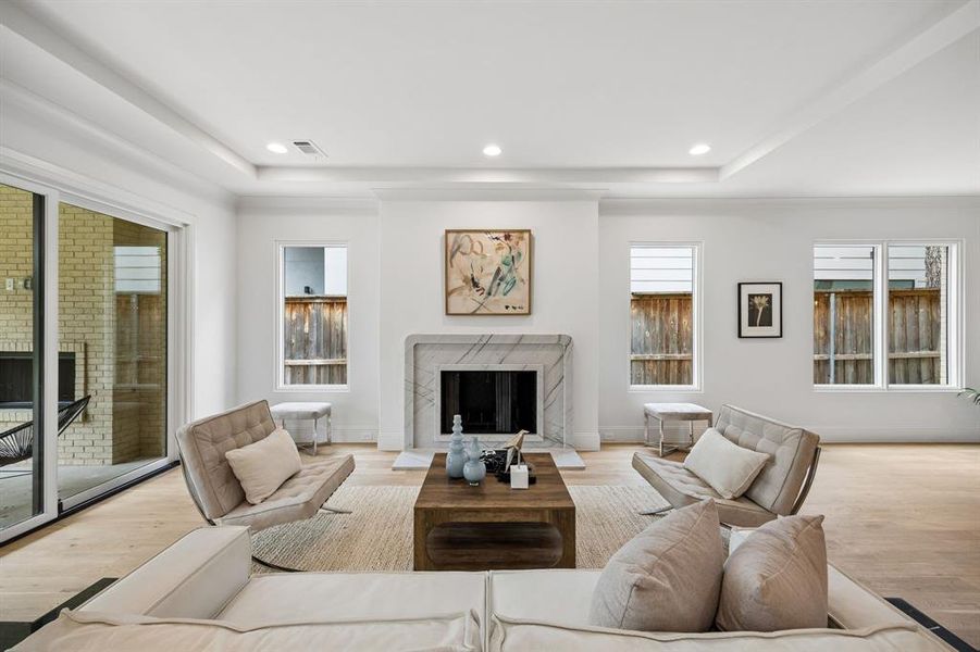 Furnished interior view inside a new home in , Dallas (Image 16). Furnished interior view inside a new home in , Dallas (Image 16).