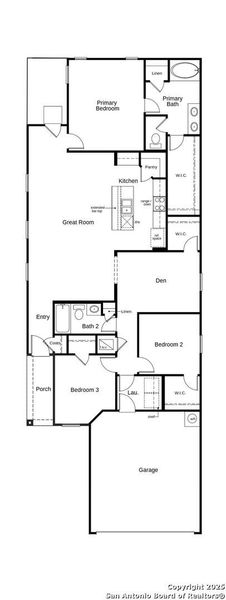 2D floor plan layout of this home in Medina Crossing, Von Ormy, TX (Image 2). 2D floor plan layout of this home in Medina Crossing, Von Ormy, TX (Image 2).