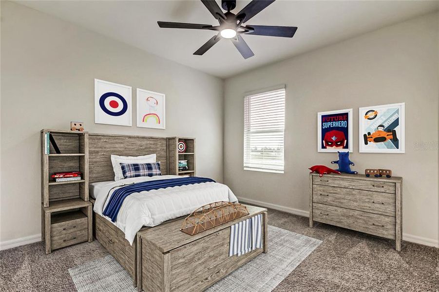 Furnished interior view inside a new home in Lakes at Laurel Highlands, Lakeland (Image 20).