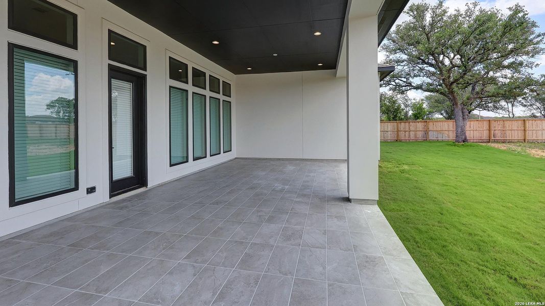Exterior details and patio area of a home in Megan's Landing, Castroville (Image 3).