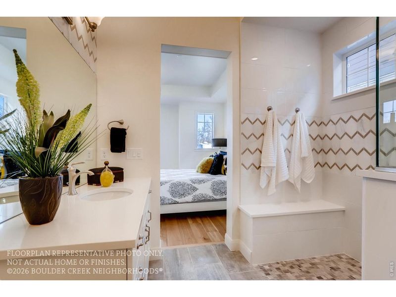 Furnished interior view inside a new home in , Boulder (Image 20). Furnished interior view inside a new home in , Boulder (Image 20).