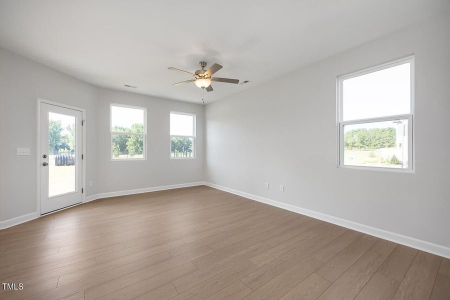 Spacious, unfurnished interior of a new home in Springvale, Fuquay Varina (Image 21).