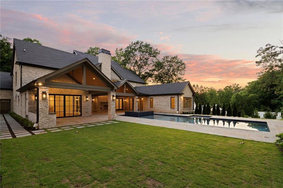Exterior details and patio area of a home in , Atlanta (Image 4).