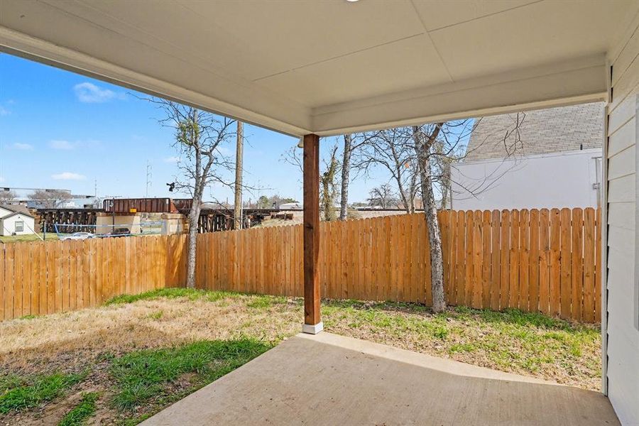 Exterior details and patio area of a home in , Fort Worth (Image 3).