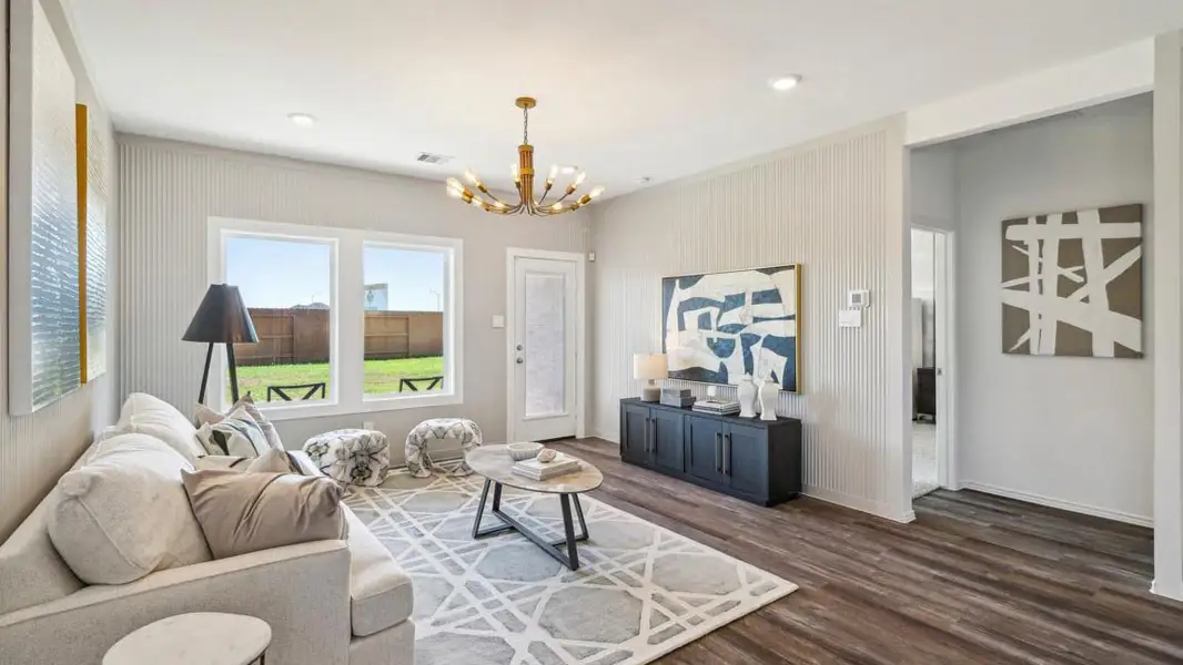 Furnished interior view inside a new home in Cypress Green, Hockley (Image 3). Furnished interior view inside a new home in Cypress Green, Hockley (Image 3).